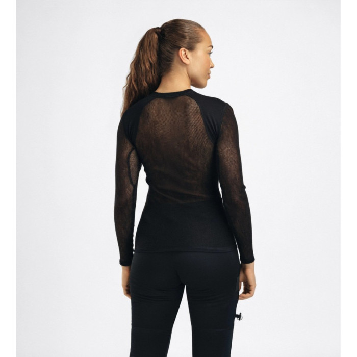 Термокофта жін. Aclima WoolNet Light Crewneck W's Jet Black XS
