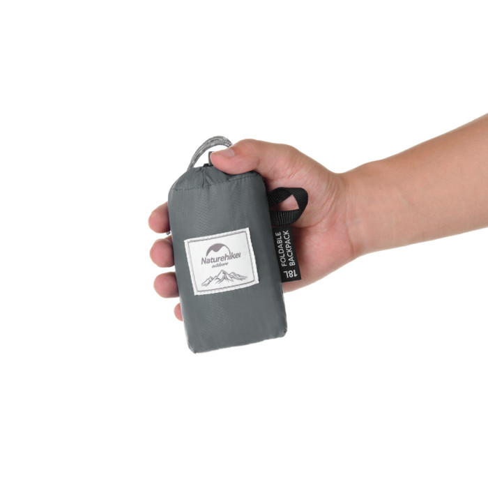 Рюкзак компактний Naturehike Ultralight 22 л (NH17A017-B), сірий 