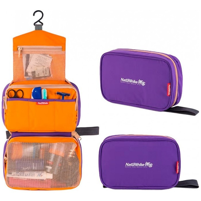 Несесер Дорожня сумка Naturehike Vanity лавандово-фіолетова NH15X010-S 