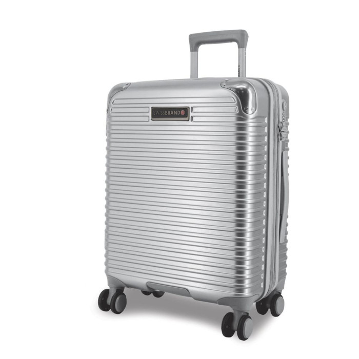 Валіза Swissbrand Rome (S) Silver (SWB_LHROM002S) 