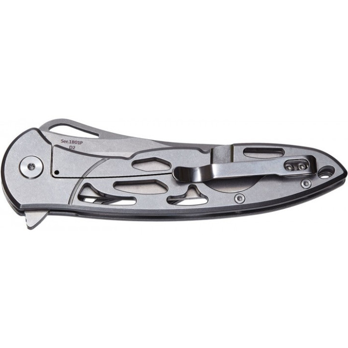 Ніж Artisan Dragonfly SW, D2, сталева ручка 
