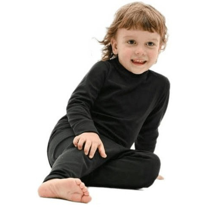 Термоштани дитячі Turbat Yeti Bottom Kids anthracite black - 140 - чорний 