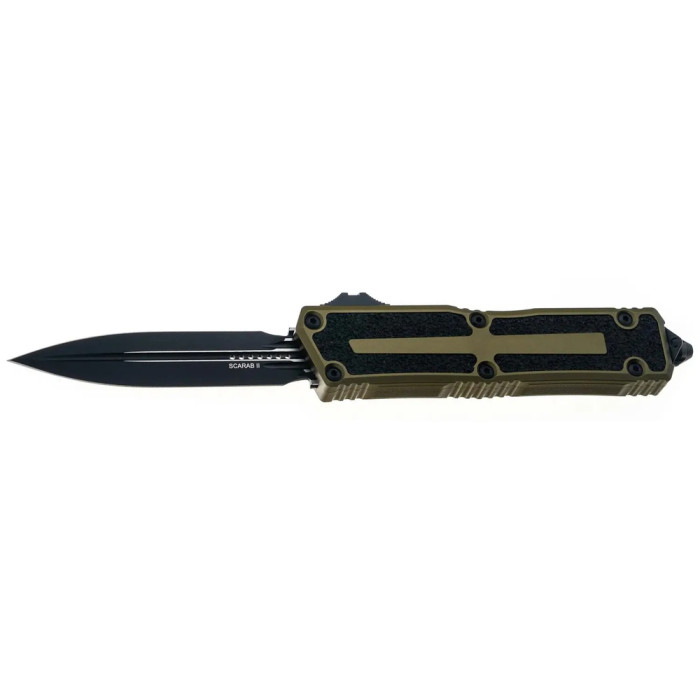 Ніж Microtech Scarab II GEN III D/E Black Standard OD Green 