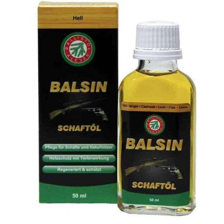 Масло Ballistol Balsin Schaftol 50мл для догляду за деревом світлий (23030) 