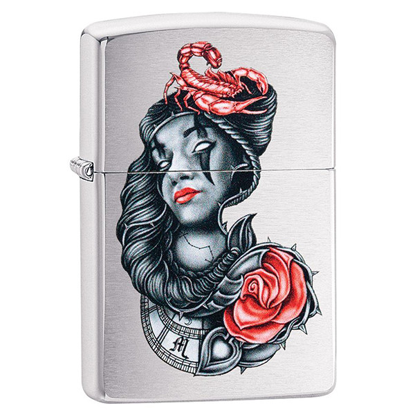 Запальничка Zippo 200 Stylized Tattoo Design (49112) 