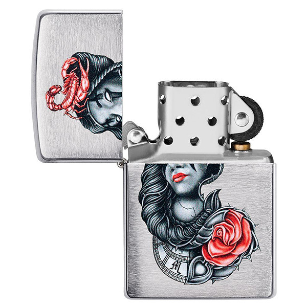 Запальничка Zippo 200 Stylized Tattoo Design (49112) 