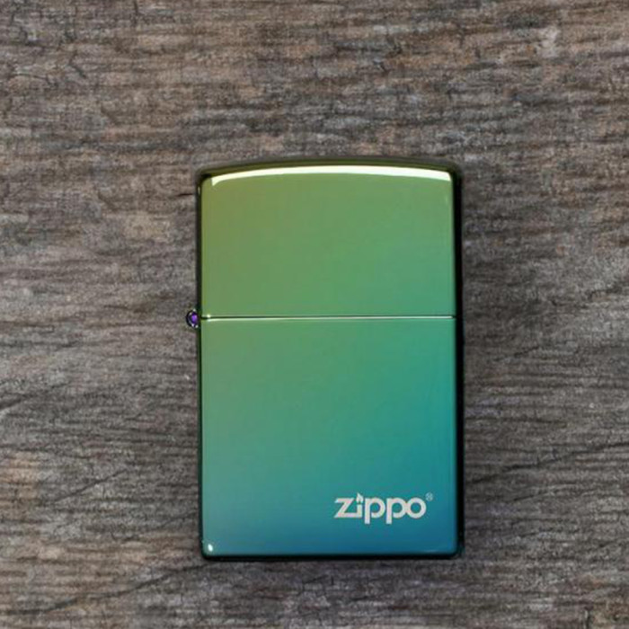 Запальничка Zippo Reg HP Teal Logo (49191ZL) 