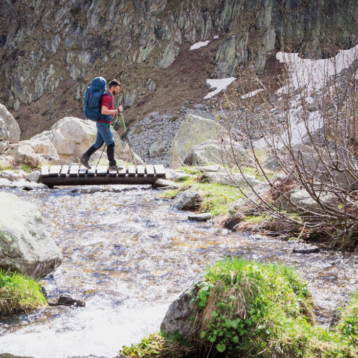 Рюкзак туристичний Ferrino Transalp 100 Blue /Yellow 