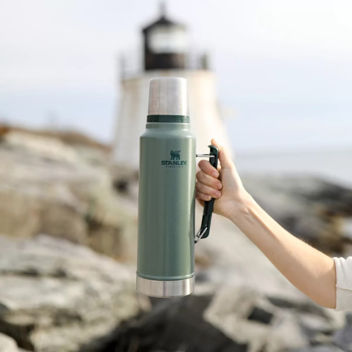 Термос Stanley Legendary Classic Hammertone Green 0,94 л 