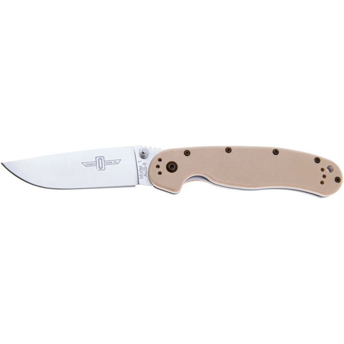Ніж Ontario Knife RAT I desert tan 