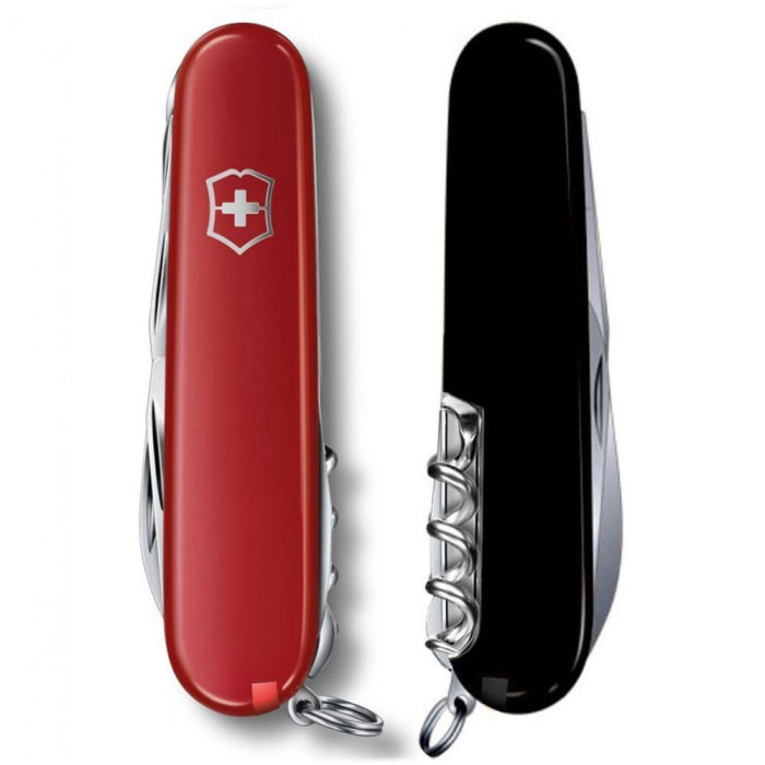 Ніж Victorinox Huntsman Ukraine 91мм/15функ/черв-чорн 