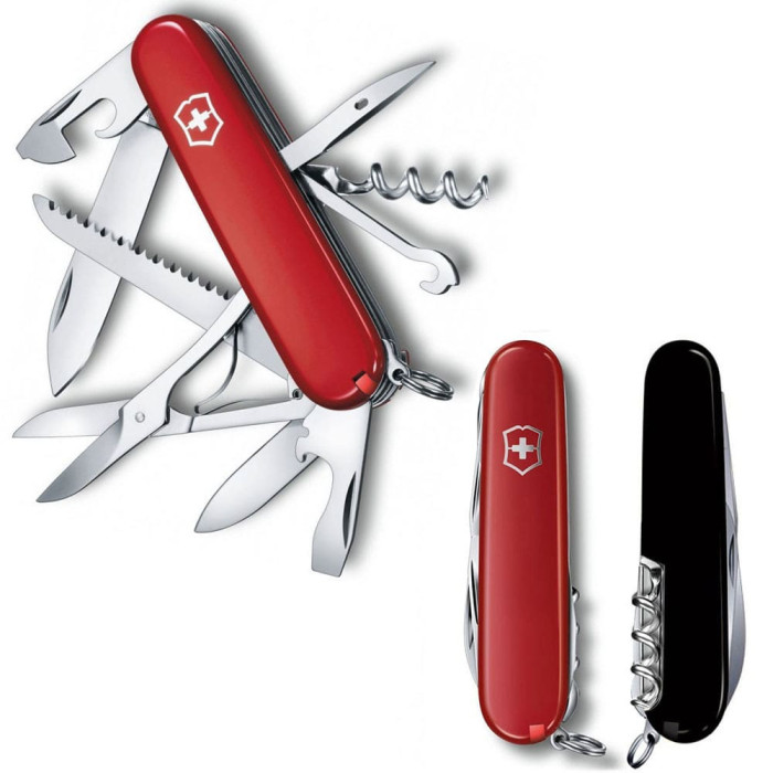 Ніж Victorinox Huntsman Ukraine 91мм/15функ/черв-чорн 