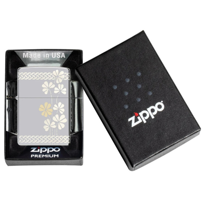 Запальничка Zippo 250 Clover Design 48586 
