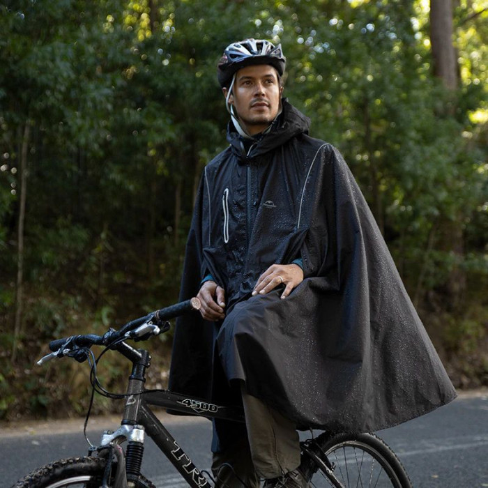 Плащ-дощовик Naturehike NH21FS038, розмір L, чорний 