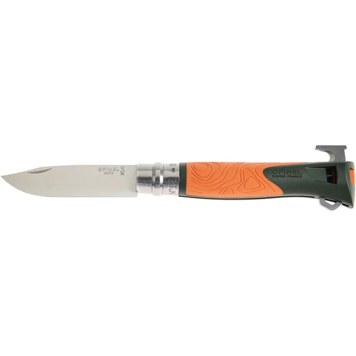 Ніж Opinel №12 Explore, w/ Tick Remover orange 