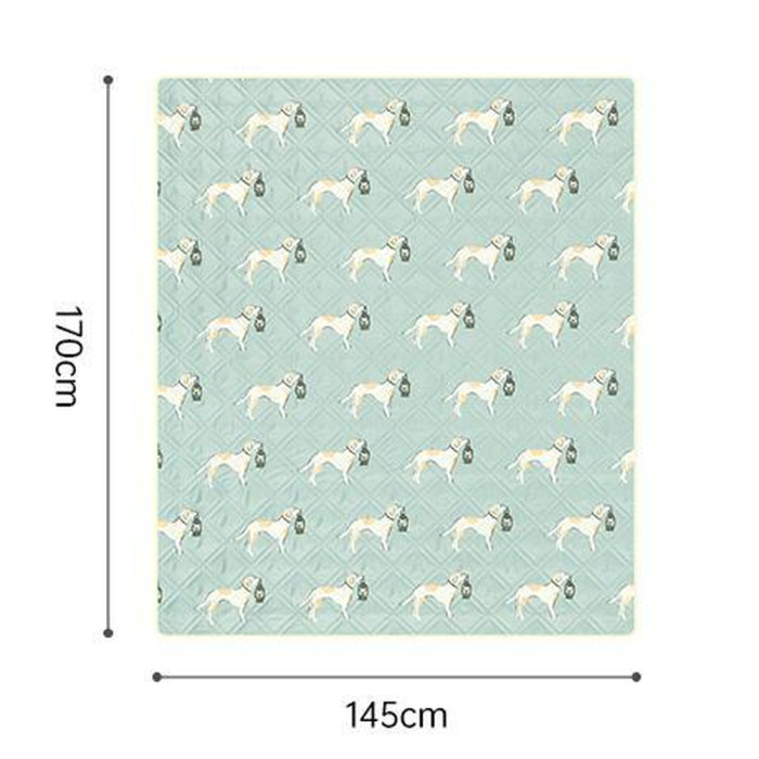 Килимок для пікніка Naturehike 145*170 CNK2350WS010, зелена із собаками 