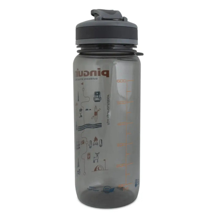 Фляга Pinguin Tritan Sport Bottle 2020 BPA-free, 0,65 L, Grey (PNG 805482) 
