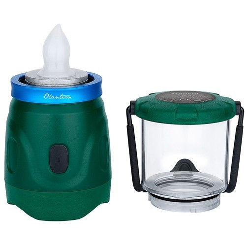 Ліхтар Olight Olantern Green дві насадки в комплекті, лампа /Свічка ц: зелений 