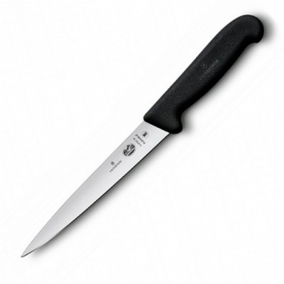 Ніж кухонний Victorinox Fibrox Filleting Flex філейний 18 см Vx53703.18