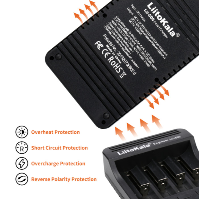 Зарядний пристрій Liitokala Lii-500 EU 