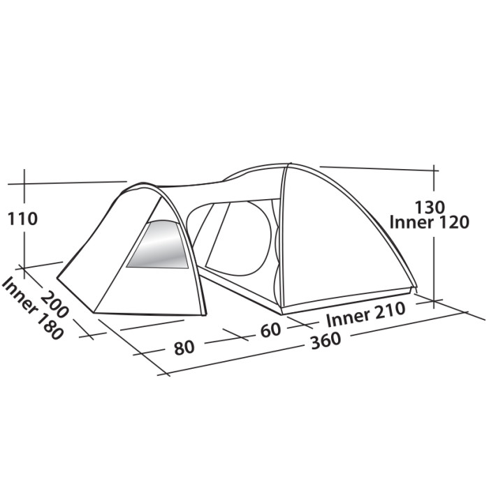 Намет Easy Camp Eclipse 300 Rustic Green (120386) 