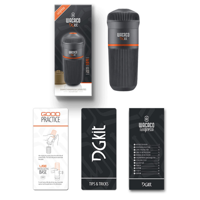 Аксесуари до Wacaco Nanopresso DG Kit (резервуар 140 мл, чашка, адаптер для капсул) 