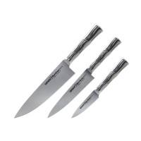 Набір з 3-х кухонних ножів Samura Bamboo SBA-0220