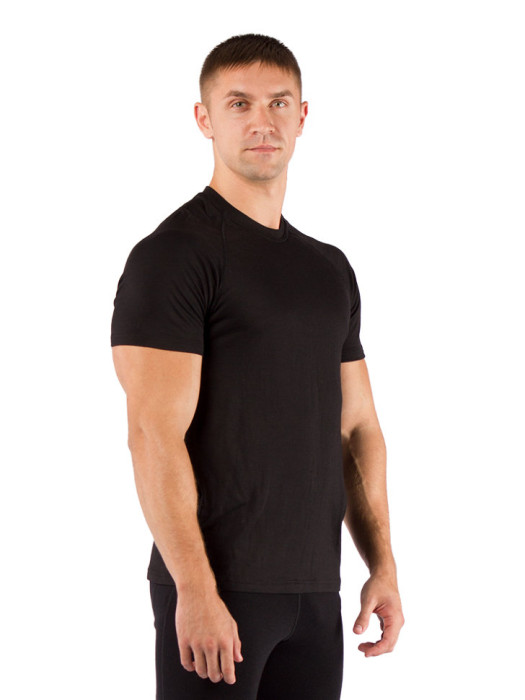 Футболка чоловіча Lasting Quido, чорна, L 