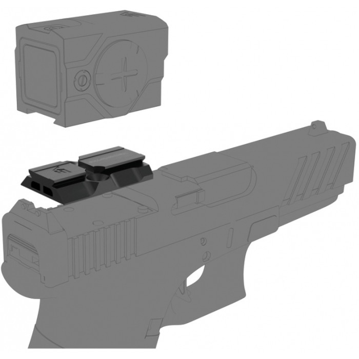 Перехідник Vector Optics з MOJ платформи (Trijicon RMR) на VOD footprint (SCRD-63 series) 