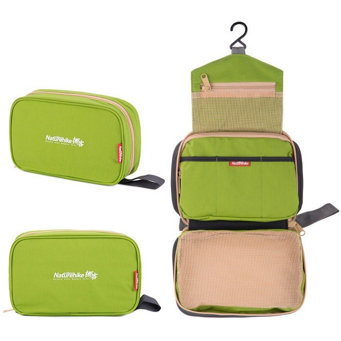 Несесер Дорожня сумка Naturehike Vanity світло-оливково-зелена NH15X010-S 