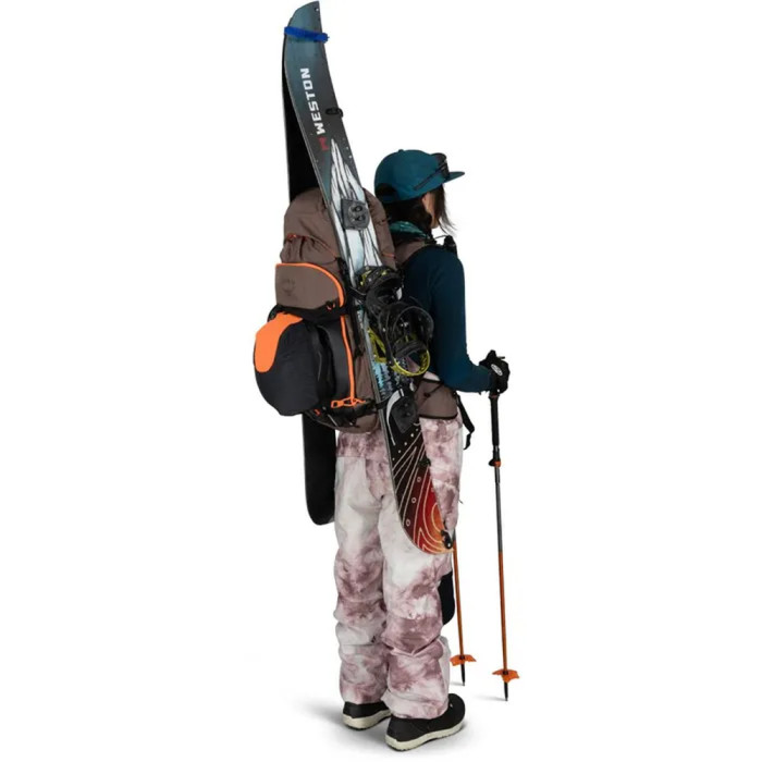 Рюкзак Osprey Sopris 45 magma brown/raven black - O/S - червоно-брунатний 