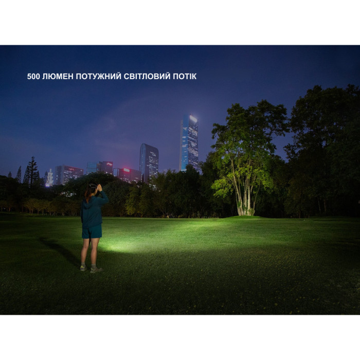 Ліхтар налобний Fenix HL17R, чорний 