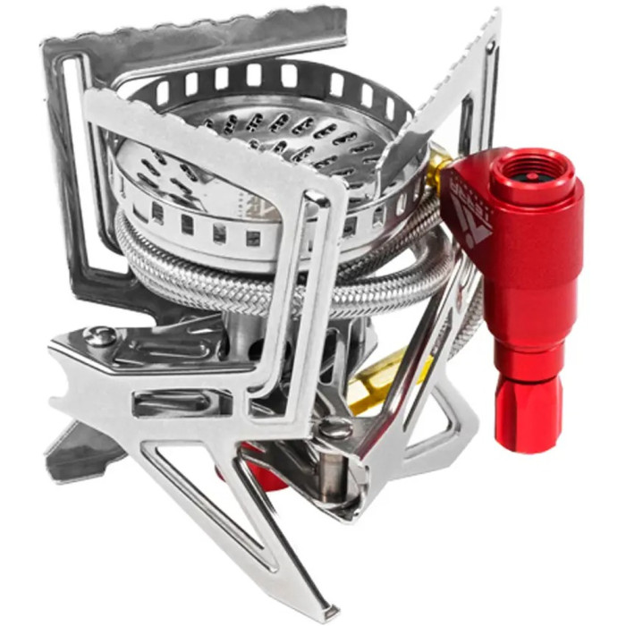 Пальник газовий туристичний зі шлангом Terra Incognita Naos reduktor 