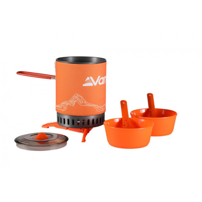 Система для приготування їжі Vango Ultralight Heat Exchanger Cook Kit Grey (ACQHEATEXG10Z05) 