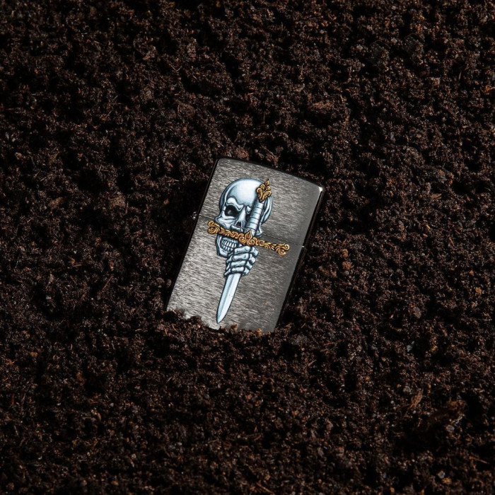 Запальничка Zippo 200 Sword Skull Design (49488) 