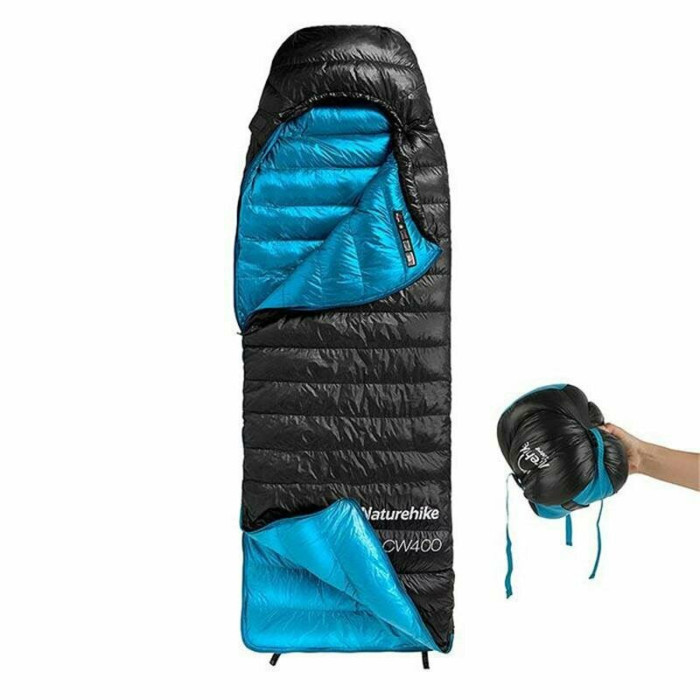 Спальник Naturehike CWZ400 NH19W400-Z, (7°C), p-р L, чорний 