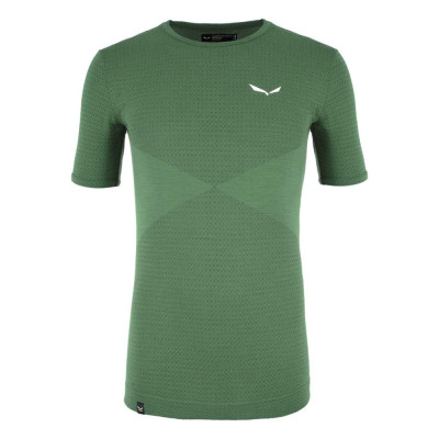 Термофутболка чоловіча Salewa ZEBRU RESPONSIVE S/S TEE - зелена, M