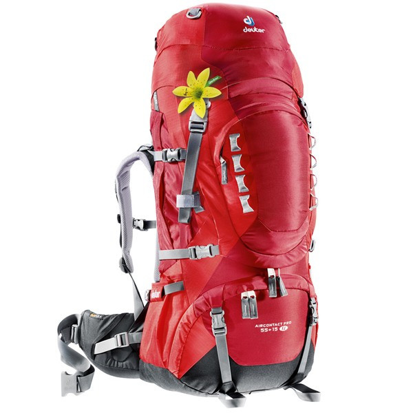 Рюкзак Deuter Aircontact PRO SL, 55 + 15 л, cranberry-fire 