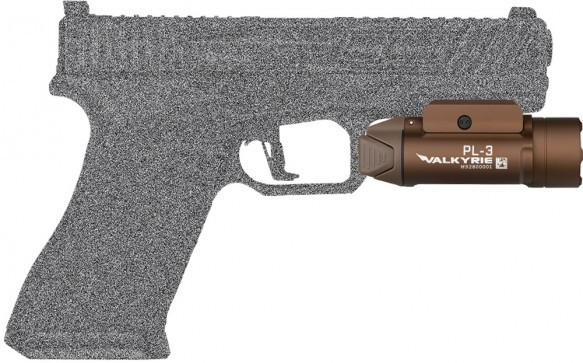 Ліхтар Olight PL-3 Valkyrie, desert tan 