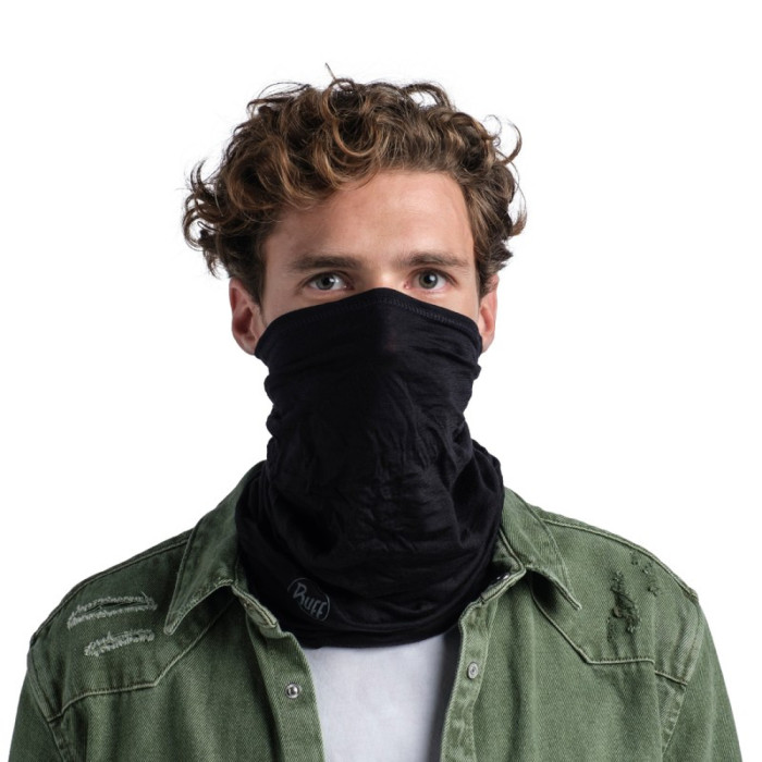 Шарф-труба Buff Lightweight Merino Wool black 