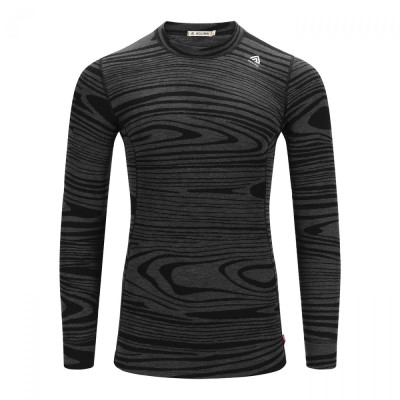 Термокофта чол. Aclima WarmWool 200 Crew Neck M's Black Motion M