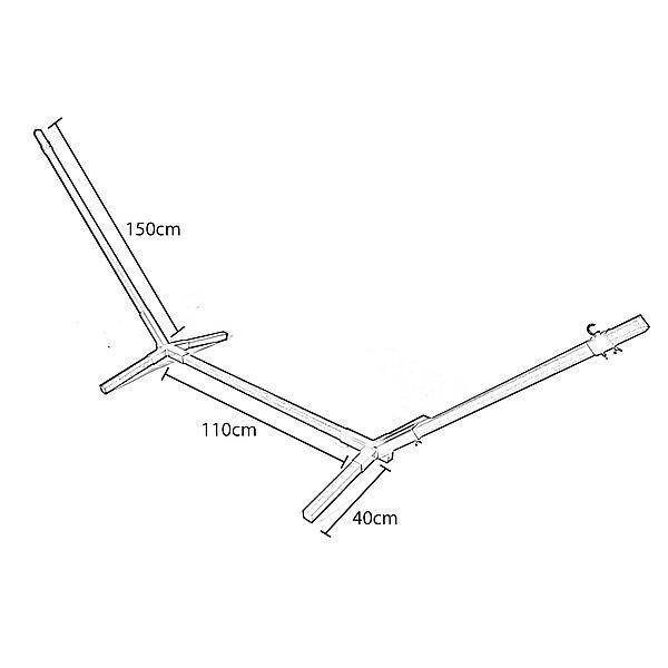 Стійка для гамака Bo-Camp Mudanza, коричнева ( 7100250) 