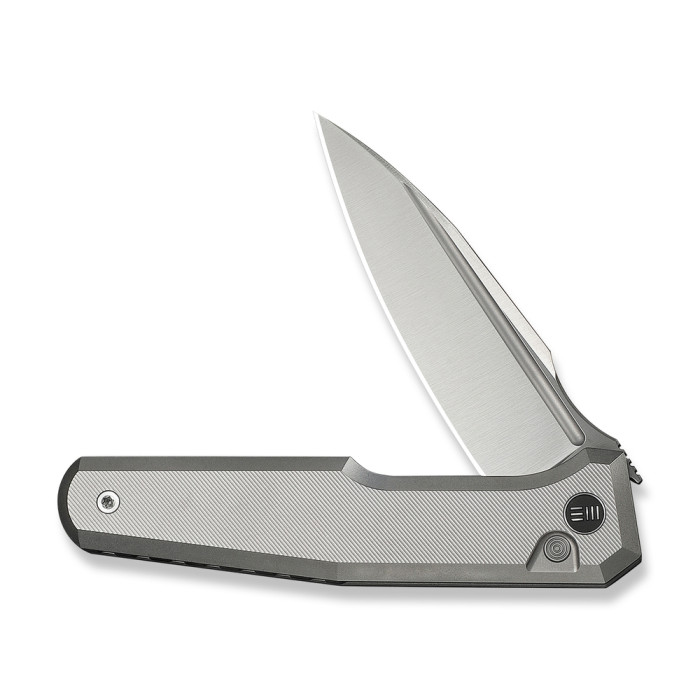 Ніж складаний туристичний Weknife Dressytak (8.6 см) Bohler M390 / Titanium сірий
