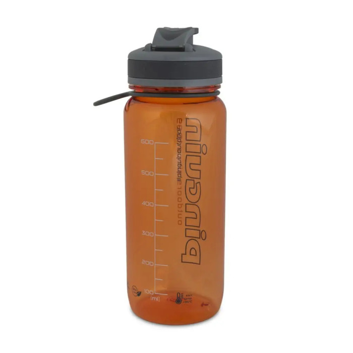 Фляга Pinguin Tritan Sport Bottle 2020 BPA-free, 0,65 L, Orange (PNG 805420) 