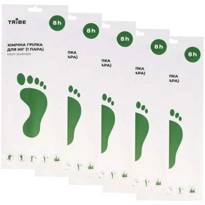 Набір хімічних грілок  Tribe Foot Warmer для ніг (5 пар) T-LD-0012-S-M
