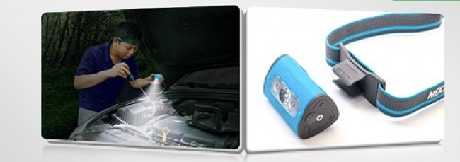 Ліхтар налобний Nextorch Trek Star чорний 