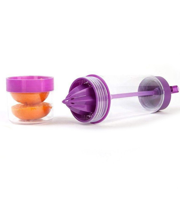 Пляшка-соковижималка Summit MyBento Fruit Infuser-Squeezer Bottle фіолетова 750 мл 
