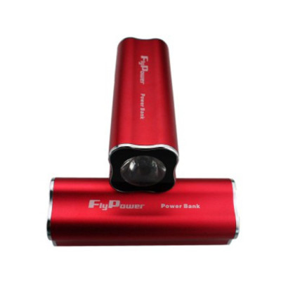 Зовнішній акумулятор (Power Bank) FlyPower FPB-10000 з потужним ліхтарем, 2 USB + ударостійкий чохол