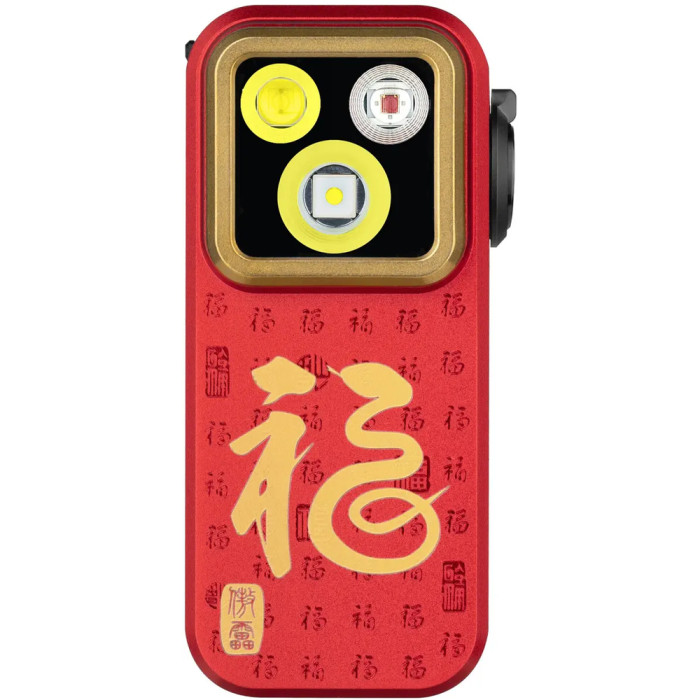 Ліхтар Olight Oclip Pro Fortune Snake Special Edition Red 