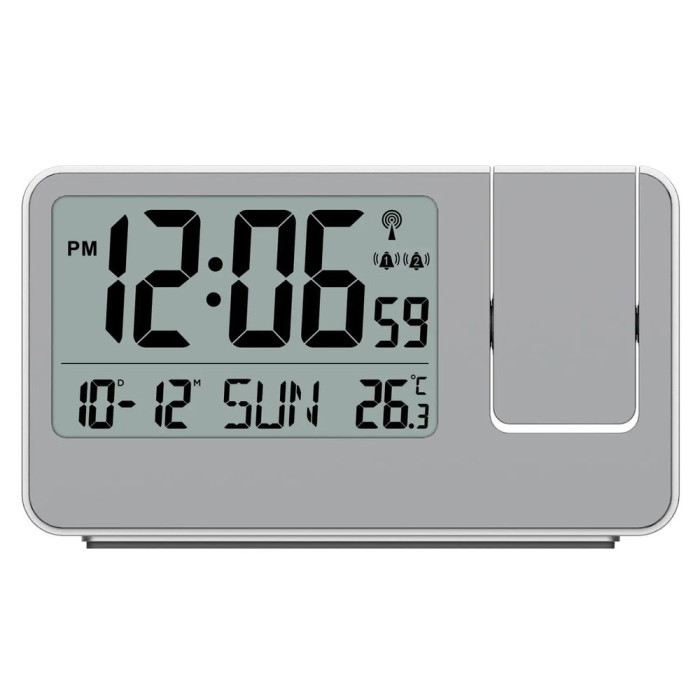 Годинник проекційний Technoline WT534 Grey (WT534) 